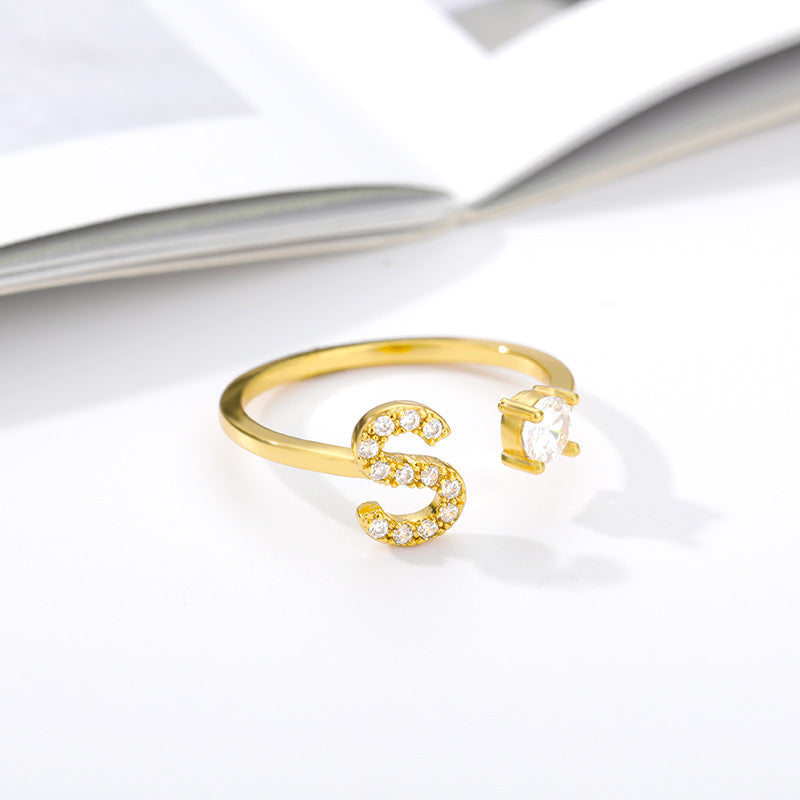 Buchstaben Ring