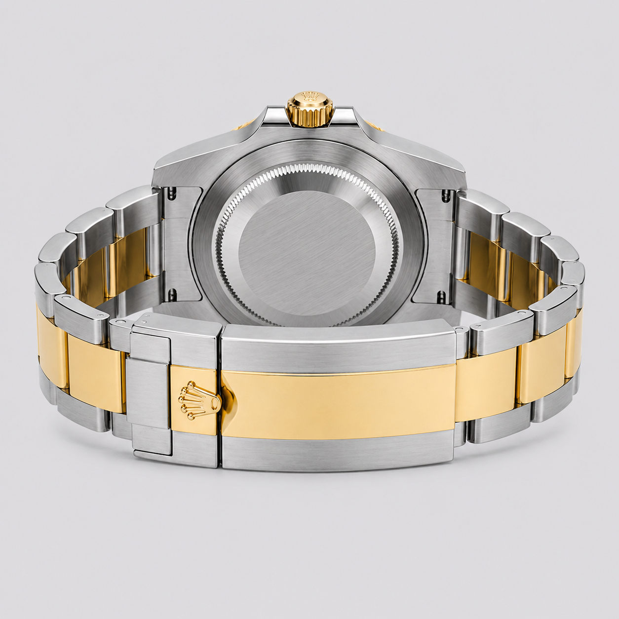 Rolex Submariner Date, Blaues Ziffernblatt Silber Gelbgold 41MM