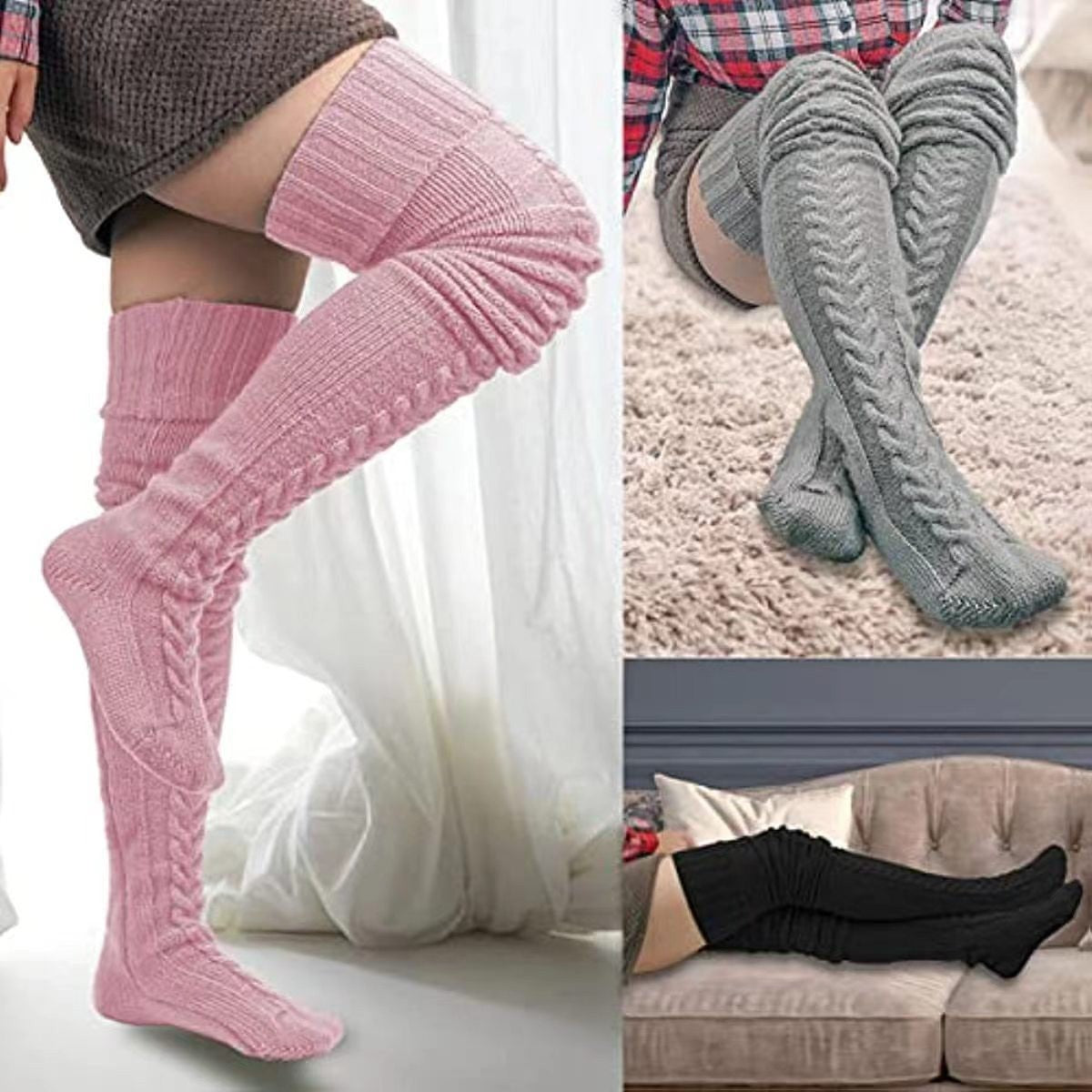 Overknee Kuschelsocken