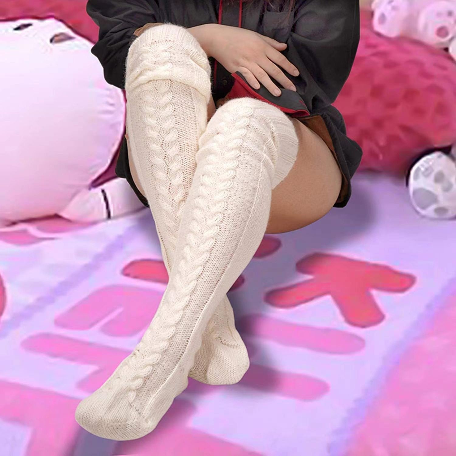 Overknee Kuschelsocken