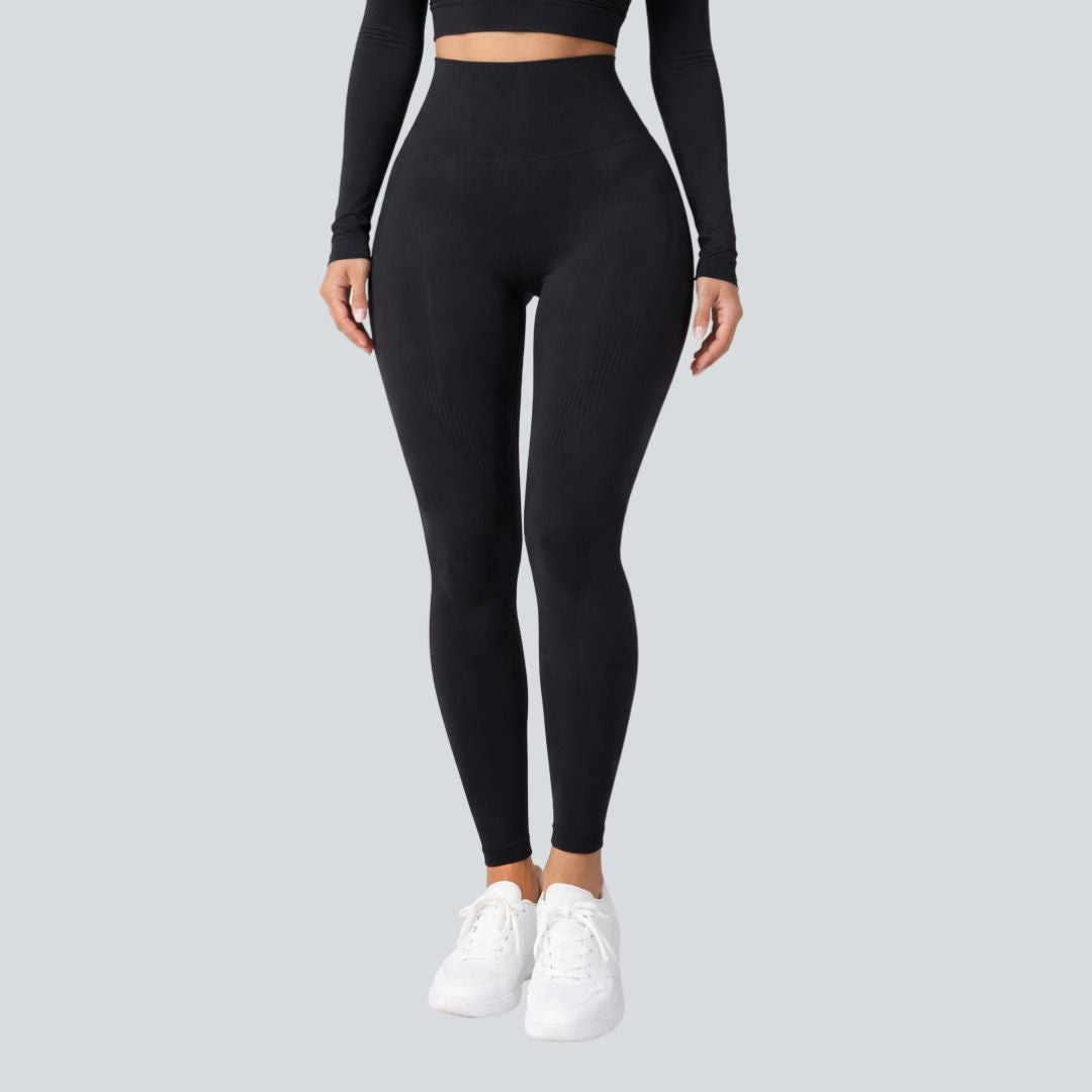 Booty Push Leggings Schwarz