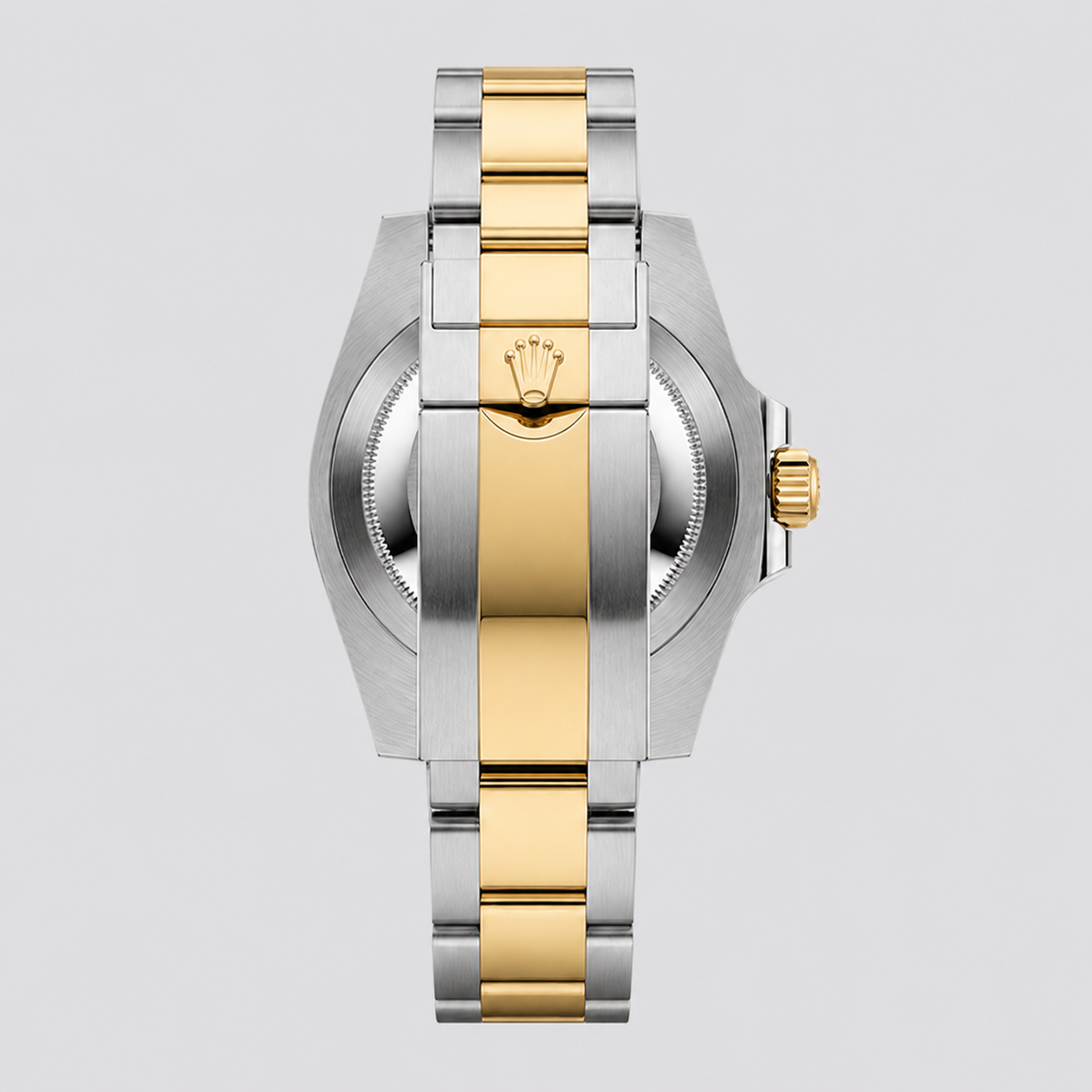 Rolex Submariner Date, Blaues Ziffernblatt Silber Gelbgold 41MM